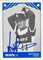 Kevin Gross Signed 1983 TCMA Baseball Card - Portland Beavers