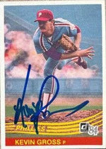 Kevin Gross Signed 1984 Donruss Baseball Card - Philadelphia Phillies