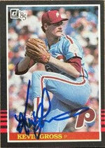 Kevin Gross Signed 1985 Donruss Baseball Card - Philadelphia Phillies