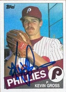 Kevin Gross Signed 1985 Topps Baseball Card - Philadelphia Phillies