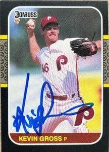 Kevin Gross Signed 1987 Donruss Baseball Card - Philadelphia Phillies