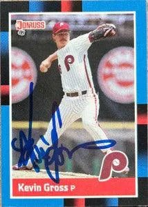 Kevin Gross Signed 1988 Donruss Baseball Card - Philadelphia Phillies