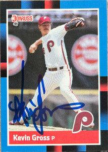Kevin Gross Signed 1988 Donruss Baseball Card - Philadelphia Phillies - PastPros