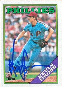 Kevin Gross Signed 1988 Topps Baseball Card - Philadelphia Phillies - PastPros