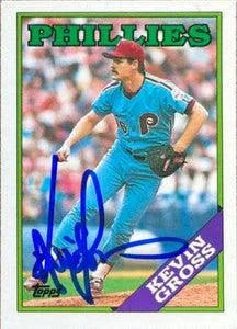 Kevin Gross Signed 1988 Topps Tiffany Baseball Card - Philadelphia Phillies
