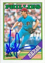 Kevin Gross Signed 1988 Topps Tiffany Baseball Card - Philadelphia Phillies