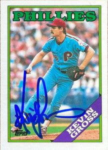 Kevin Gross Signed 1988 Topps Tiffany Baseball Card - Philadelphia Phillies - PastPros