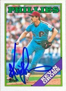 Kevin Gross Signed 1988 Topps Tiffany Baseball Card - Philadelphia Phillies - PastPros