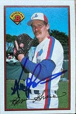 Kevin Gross Signed 1989 Bowman Baseball Card - Montreal Expos