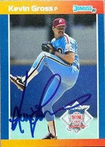 Kevin Gross Signed 1989 Donruss All-Stars Baseball Card - Philadelphia Phillies