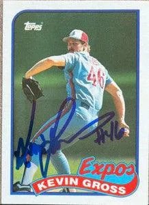 Kevin Gross Signed 1989 Topps Traded Baseball Card - Montreal Expos
