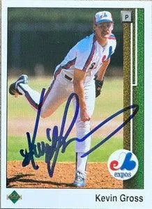 Kevin Gross Signed 1989 Upper Deck Baseball Card - Montreal Expos