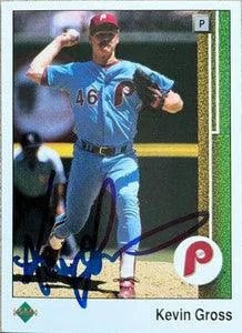Kevin Gross Signed 1989 Upper Deck Baseball Card - Philadelphia Phillies
