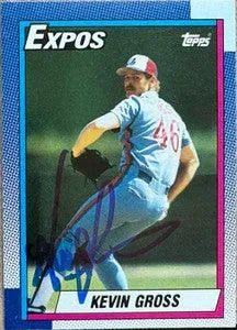 Kevin Gross Signed 1990 Topps Baseball Card - Montreal Expos