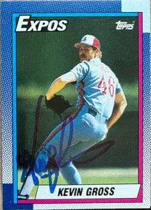 Kevin Gross Signed 1990 Topps Baseball Card - Montreal Expos - PastPros