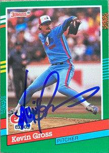 Kevin Gross Signed 1991 Donruss Baseball Card - Montreal Expos - PastPros