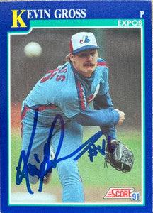 Kevin Gross Signed 1991 Score Baseball Card - Montreal Expos - PastPros