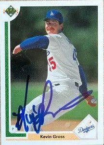 Kevin Gross Signed 1991 Upper Deck Baseball Card - Los Angeles Dodgers