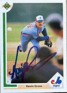 Kevin Gross Signed 1991 Upper Deck Baseball Card - Montreal Expos