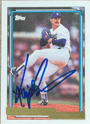 Kevin Gross Signed 1992 Topps Gold Baseball Card - Los Angeles Dodgers - PastPros