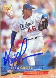 Kevin Gross Signed 1993 Fleer Ultra Baseball Card - Los Angeles Dodgers