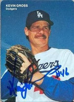 Kevin Gross Signed 1993 Mother's Cookies Baseball Card - Los Angeles Dodgers