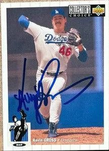 Kevin Gross Signed 1994 Collector's Choice Baseball Card - Los Angeles Dodgers