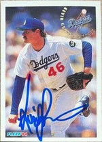 Kevin Gross Signed 1994 Fleer Baseball Card - Los Angeles Dodgers