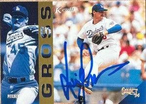 Kevin Gross Signed 1994 Score Select Baseball Card - Los Angeles Dodgers