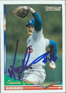 Kevin Gross Signed 1994 Topps Gold Baseball Card - Los Angeles Dodgers - PastPros