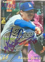 Kevin Gross Signed 1995 Fleer Baseball Card - Los Angeles Dodgers - PastPros