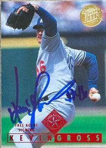 Kevin Gross Signed 1995 Fleer Ultra Gold Medallion Baseball Card - Texas Rangers - PastPros