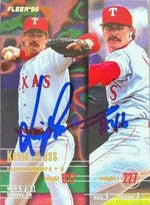 Kevin Gross Signed 1995 Fleer Update Baseball Card - Texas Rangers