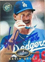 Kevin Gross Signed 1995 Stadium Club Baseball Card - Los Angeles Dodgers