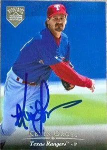 Kevin Gross Signed 1995 Upper Deck Electric Diamond Baseball Card - Texas Rangers