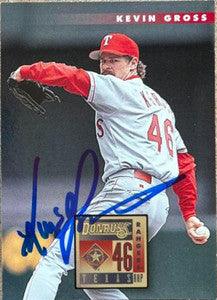 Kevin Gross Signed 1996 Donruss Baseball Card - Texas Rangers - PastPros