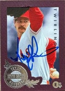 Kevin Gross Signed 1996 Emotion-XL Baseball Card - Texas Rangers