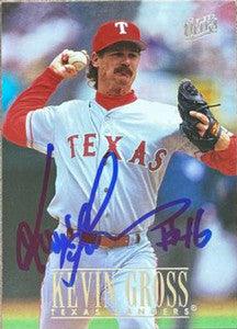 Kevin Gross Signed 1996 Fleer Ultra Baseball Card - Texas Rangers - PastPros