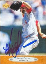 Kevin Gross Signed 1996 Upper Deck Baseball Card - Texas Rangers