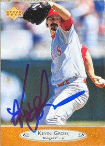 Kevin Gross Signed 1996 Upper Deck Baseball Card - Texas Rangers - PastPros