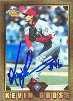 Kevin Gross Signed 1997 Pacific Baseball Card - Texas Rangers