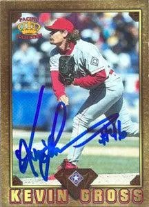 Kevin Gross Signed 1997 Pacific Baseball Card - Texas Rangers