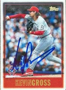 Kevin Gross Signed 1997 Topps Baseball Card - Texas Rangers