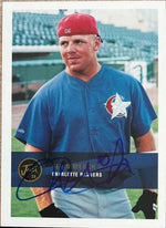 Kevin Mench Signed 2000 Just Baseball Card - Charlotte Rangers