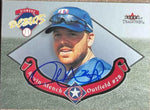 Kevin Mench Signed 2002 Fleer Tradition Update Diamond Debuts Baseball Card - Texas Rangers