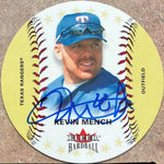 Kevin Mench Signed 2003 Fleer Hardball Baseball Card - Texas Rangers