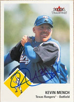 Kevin Mench Signed 2003 Fleer Tradition Baseball Card - Texas Rangers