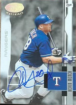 Kevin Mench Signed 2003 Leaf Certified Materials Baseball Card - Texas Rangers