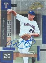Kevin Mench Signed 2003 Playoff Absolute Memorabilia Baseball Card - Texas Rangers - PastPros
