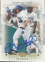 Kevin Mench Signed 2003 UD Patch Collection Baseball Card - Texas Rangers